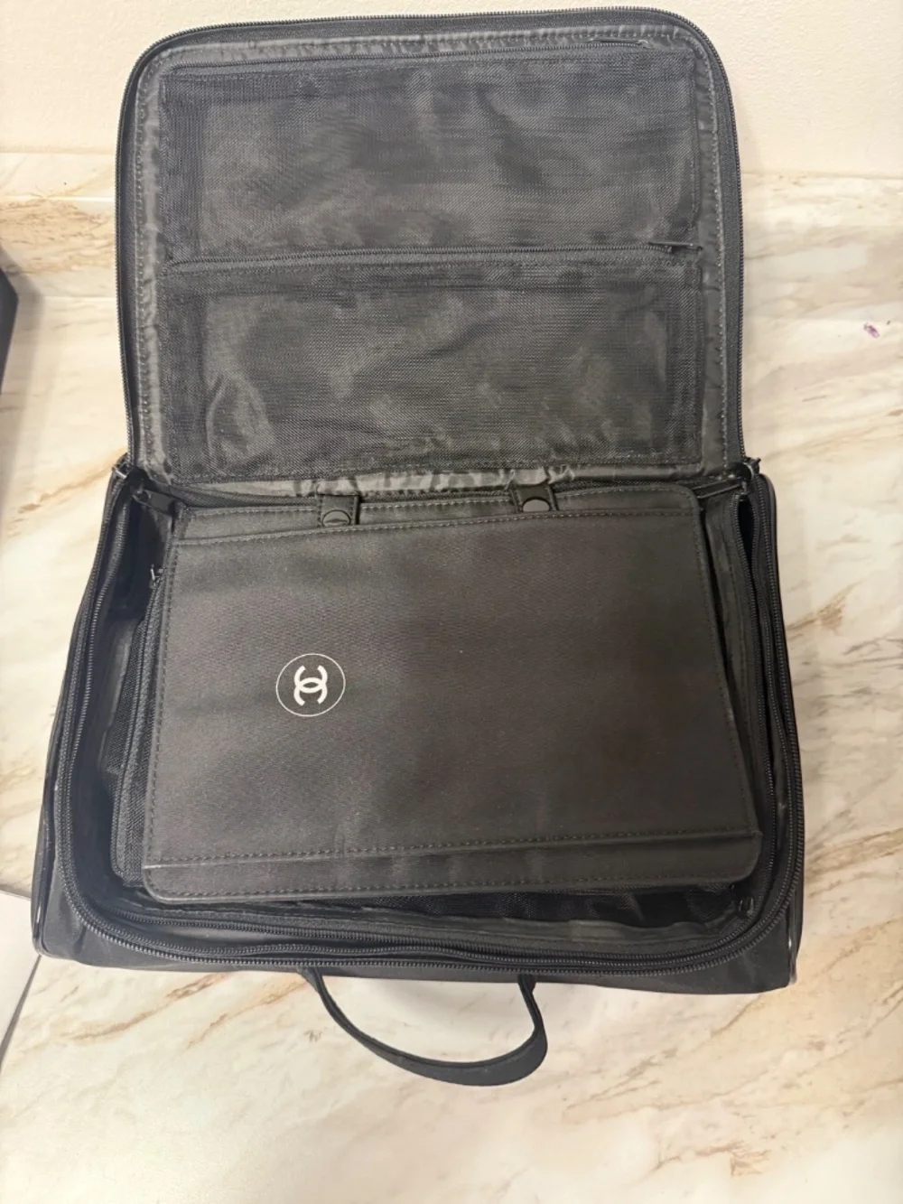 Chanel Beaute Black Cosmetic Case